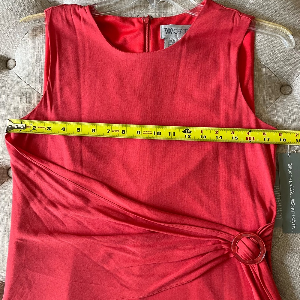 Worth Red dress - Picture 4 of 4